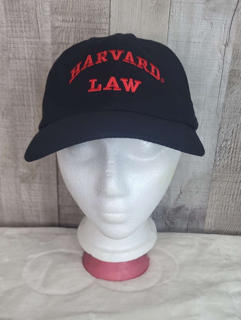 Harvard Law School Embroidered Black Cap.